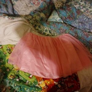 Faded Glory Pink Satin Skirt